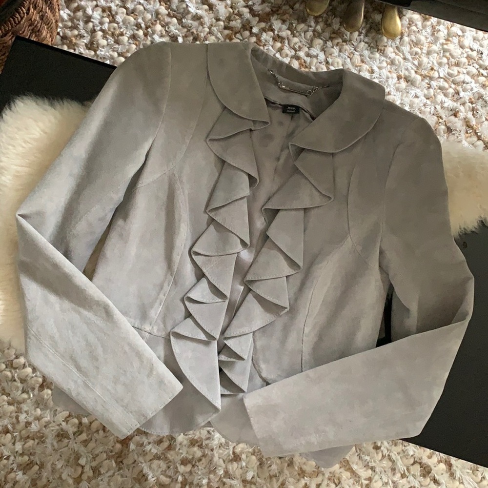 White House Black Market Leather Jacket